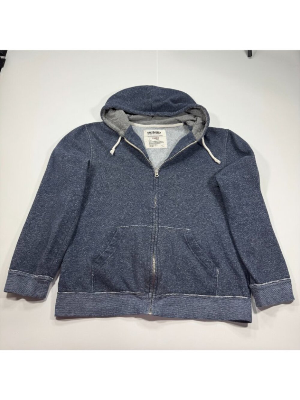 Urban Pipeline Hoodie Womens L Blue Cotton Fleece-Lined Full-Zip Gym Performance - Picture 3 of 12